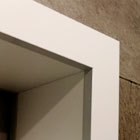 телескопическая дверная коробка алюминиевой стеклянной двери